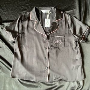 Primark Satin PJ Blouse Size XS